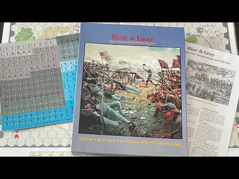 Blue & Gray: Four American Civil War Battles (Decision Games) - (Re)Unbox & Preview