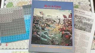 Blue & Gray: Four American Civil War Battles (Decision Games) - (Re)Unbox & Preview