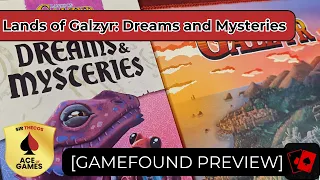 Gamefound Preview | Lands of Galzyr: Dreams & Mysteries Expansion