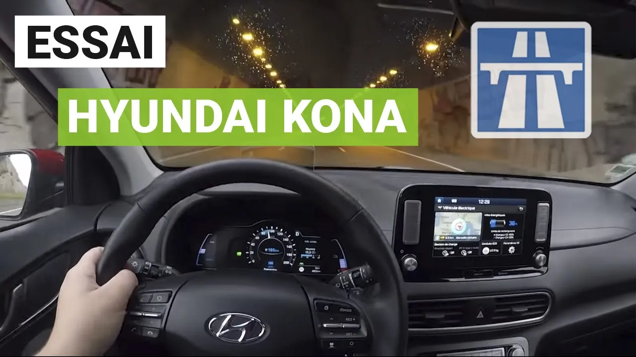 Essai HYUNDAI KONA 64 kWh : Marseille - Paris (3/3)