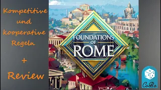 Foundations of Rome - errichte die ewige Stadt - kompetitive und kooperative Regeln + Review Deutsch