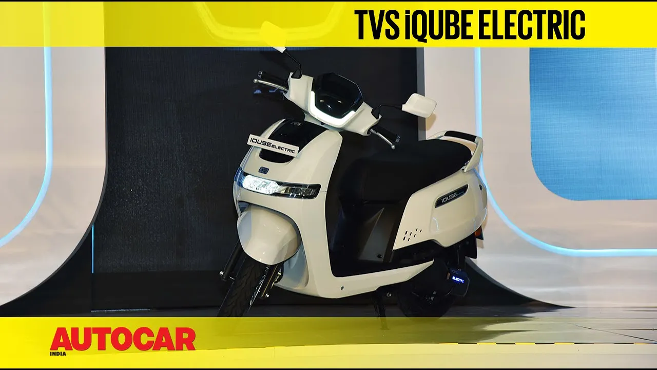 TVS iQube Electric e-Scooter Walkaround | First Look Preview | Autocar India