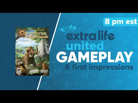 UPCOMING: Carcassonne Hunters Gatherers Gameplay | @Zmangames_ | @ExtraLife4Kids United Week