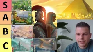 7 Wonders Duel Best Wonders Ranked! | BASE GAME