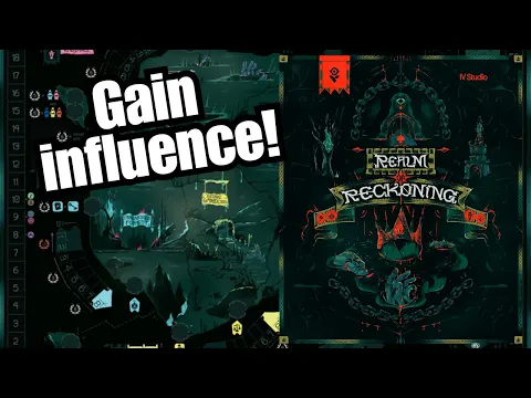 Overview of the board game Realm of Reckoning.