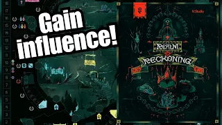 Overview of the board game Realm of Reckoning.