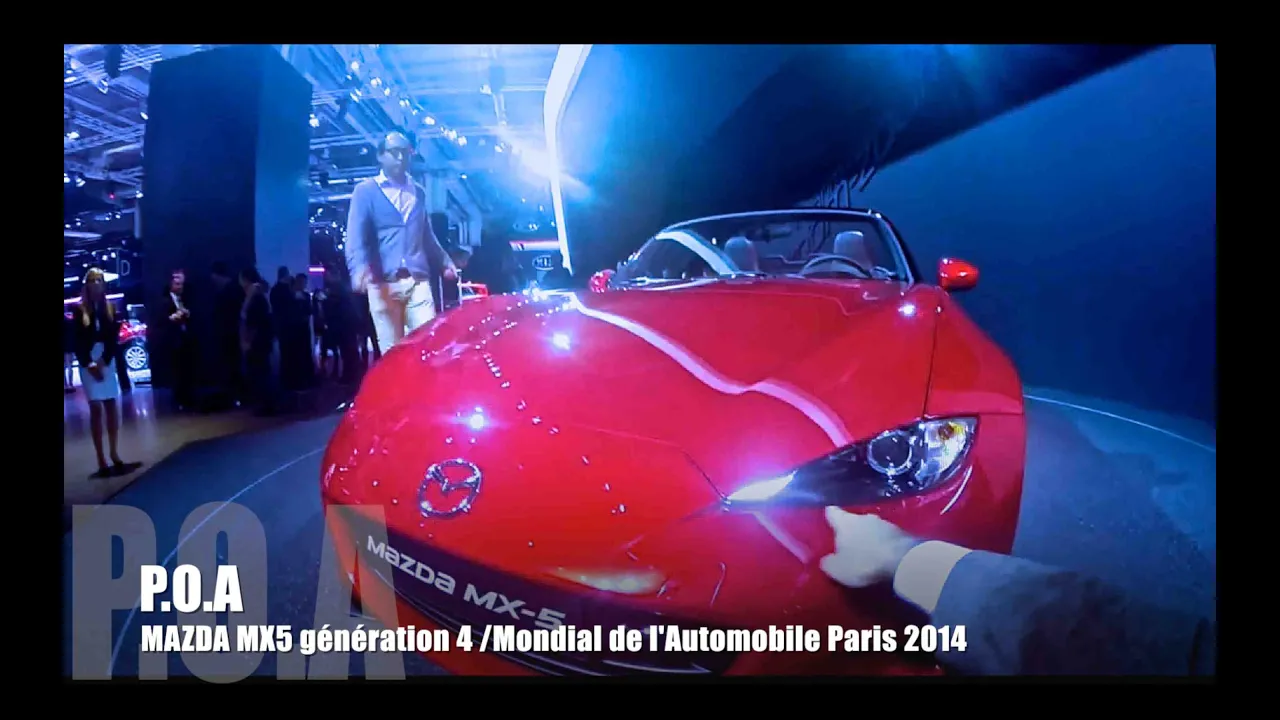 Mazda MX5 4ème génération (Mondial de l'Automobile 2014)