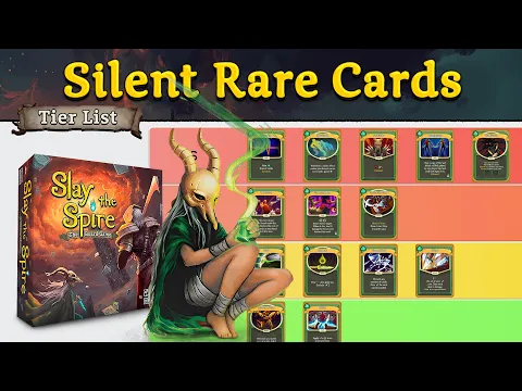 All Silent Rare Cards | Tier List & Analysis | Slay the Spire: The Board Game