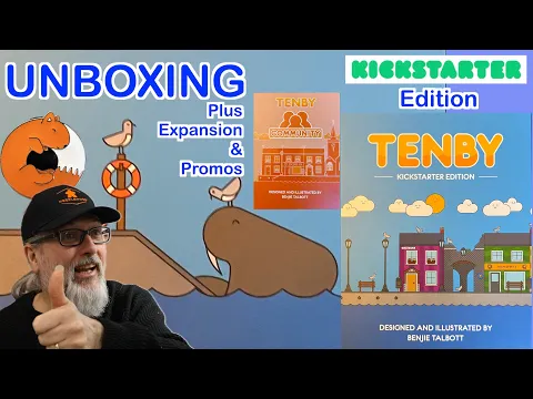 Tenby | Unboxing the Kickstarter Version of this wonderful Board Game | includes Expansion & Promos