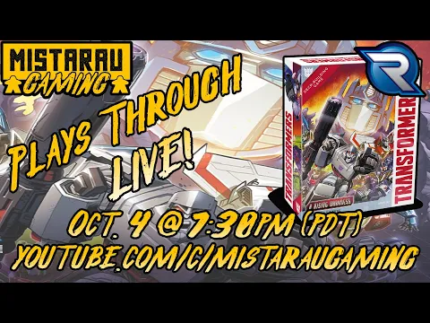 Mista Rau Gaming LIVE! Transformers: Deck-building Game - A Rising Darkenss