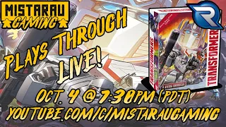 Mista Rau Gaming LIVE! Transformers: Deck-building Game - A Rising Darkenss