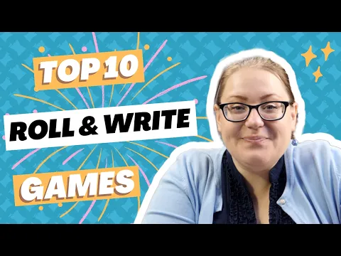 Top 10 Roll & Write Games with Wendy Yi
