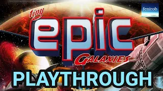 Tiny Epic Galaxies Board Game | Playthrough (2 Players)