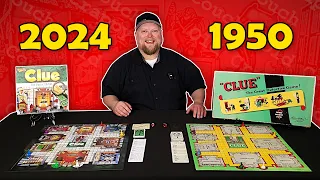 Classic Clue Board Game Review - 1950 Parker Brothers vs. 2024 Winning Moves