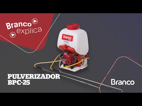 Pulverizador Costal a Gasolina 1CV (26CC) BPC 25 Branco