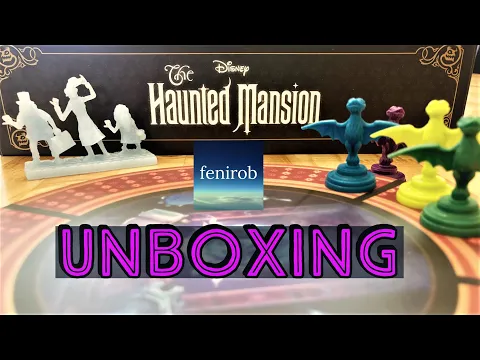 Disney: The Haunted Mansion - Call Of The Spirits Board Game I Unboxing (No Talking)