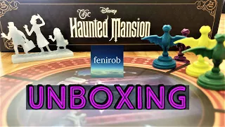 Disney: The Haunted Mansion - Call Of The Spirits Board Game I Unboxing (No Talking)