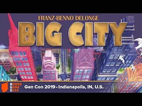 Big City 20th Anniversary Jumbo ed. game overview at Gen Con 2019