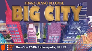 Big City 20th Anniversary Jumbo ed. game overview at Gen Con 2019