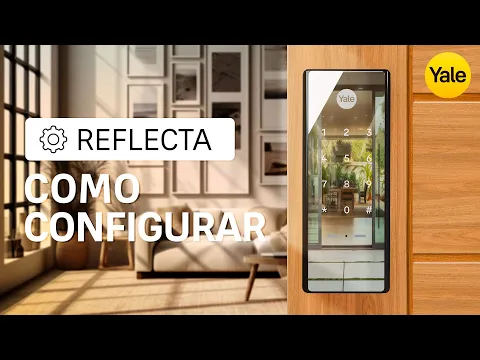 Fechadura Digital Yale Senha Reflecta Preta Espelhado de Sobrepor