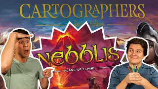 Playthrough | Cartographers Heroes | Volcanoes are SCARY!