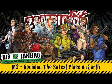 Zombicide 2nd Edition: Rio Z Janeiro Campaign (Mission M2) Board Game Gameplay