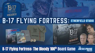 B-17 Flying Fortress: The Bloody 100th Board Game - Game designer Q&A video with gameplay! #b17
