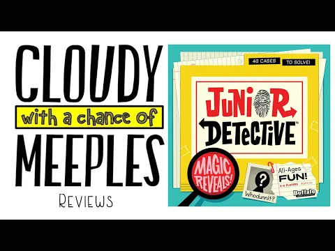 Junior Detective Review- Cloudy with a Chance of Meeples