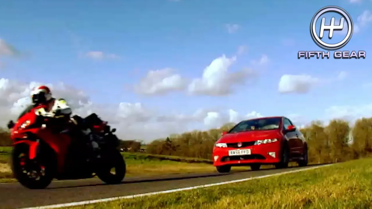 Civic Type R vs Honda Superbike | Fifth Gear