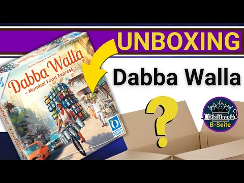 Dabba Walla | 📦 Unboxing Spiel von Queen Games | DieHausis B-Seite