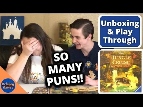 NEW Jungle Cruise Adventure Game | Unboxing & First Time Play Through