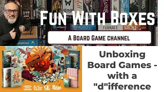Board Game Unboxing - with a TWIST -  Bites QE and On Tour and Kabuto Sumo