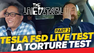 Tesla FSD vs REAL LA Streets 😳 | Insane Edge Case Torture Test (Mount Washington + 110 Freeway)