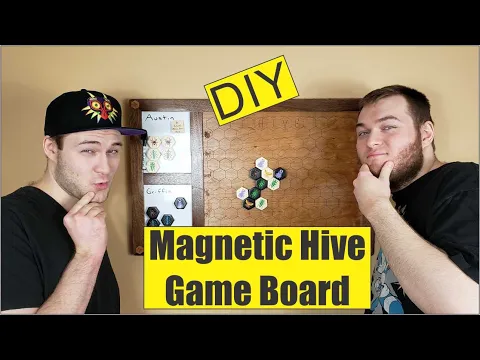 DIY Magnetic Hive Game Board