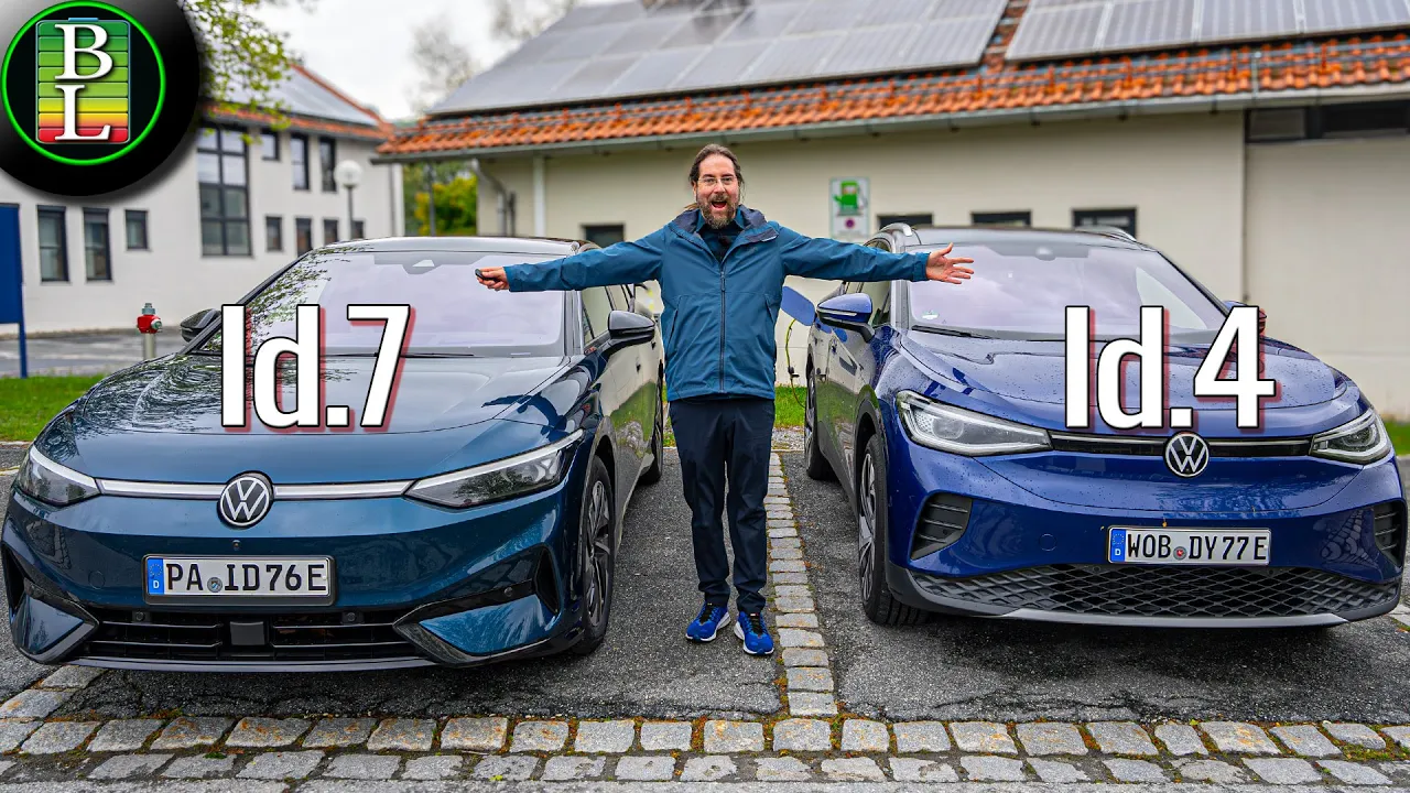 VW Id.4 (2024) Pro vs Id.7 Pro - Consumption