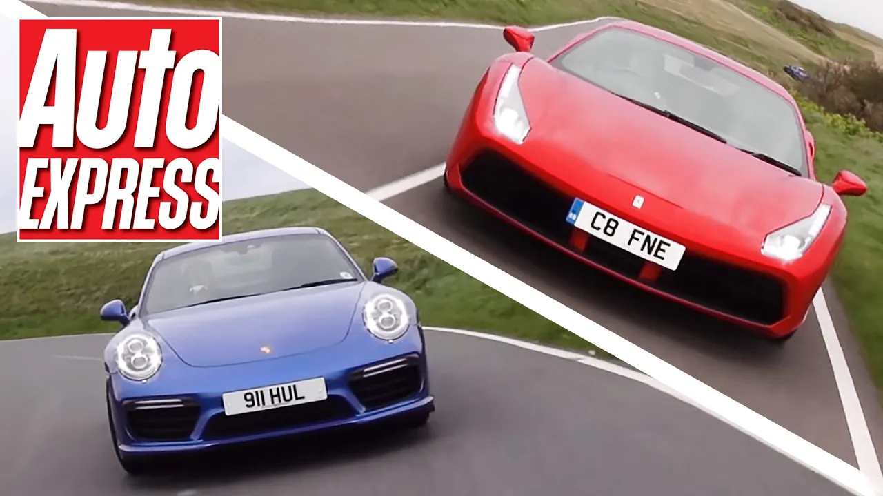 Ferrari 488 GTB vs Porsche 911 Turbo S: turbo supercars fight it out