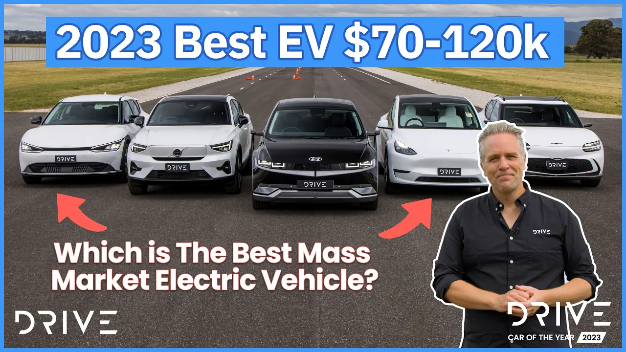 Best EV $70,000–$120,000 | Kia EV6, Tesla Model Y, Ioniq 5, Volvo C40, GV60 | Drive.com.au