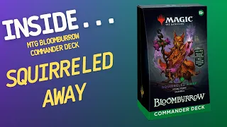 Inside…Magic The Gathering Bloomburrow - Squirreled Away Commander Deck (4K 60fps)