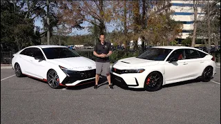 Is the 2023 Honda Civic Type R a BETTER performance car than a Hyundai Elantra N?