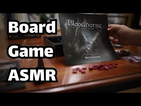 Board Game ASMR Unboxing: Bloodborne the Card Game