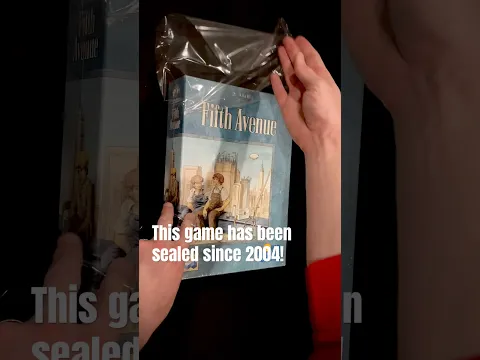Unboxing Fifth Avenue Board Game