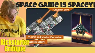 Solar Titans | Prepare for epic capital ship duels - 25$ space game - Kickstarter Critique Review