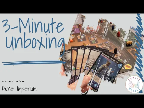 Dune: Imperium - 3-Minute Unboxing