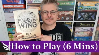 How to play Fourth Wing: Rise of the Wingleader (Including Solo Rules)