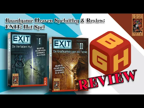 Boardgame Heaven Spelregels en Review 154: Exit: het Spel (999 Games) [Dutch]