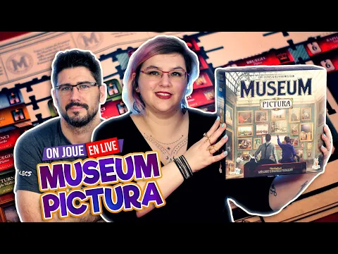 [Règles & Partie] MUSEUM PICTURA | 2 joueurs | Synapses Games / Holy Grail Games | VOD Live