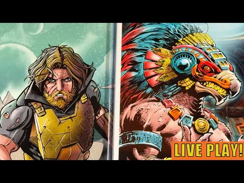 Let's Play Champions of the Galaxy Live Play Filsinger Games - Solo Tabletop Wrestling RPG - M2.559