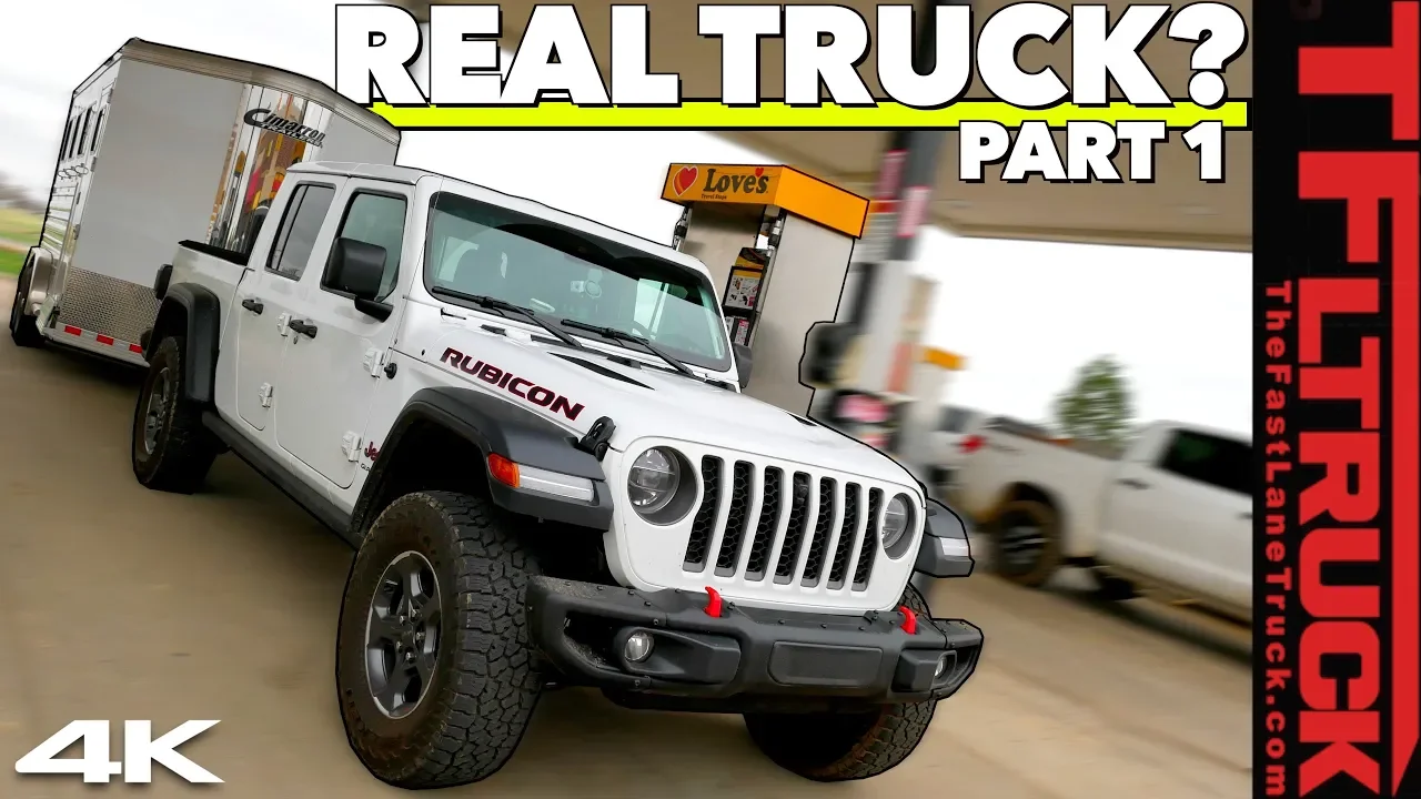 Can the New 2020 Jeep Gladiator Tow a Trailer With The Best Of Them? Highway MPG Review