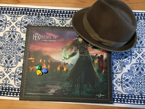 Hexplore It: Valley of the Dead King Solo #1 Set up and First Turn