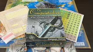 The Conquistadors: The Spanish Conquest of the Americas – 1518-1548 (Compass Games) - Unbox